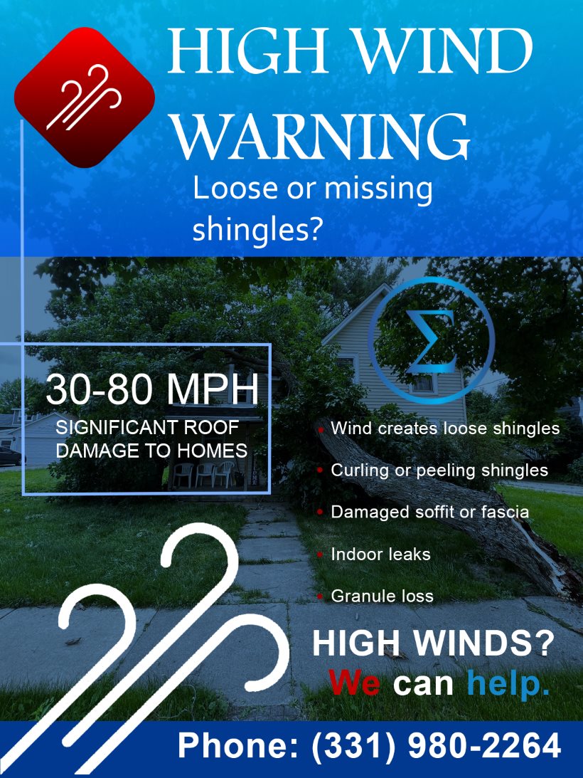 Sigma Roofing & Siding Inc. Storm damage